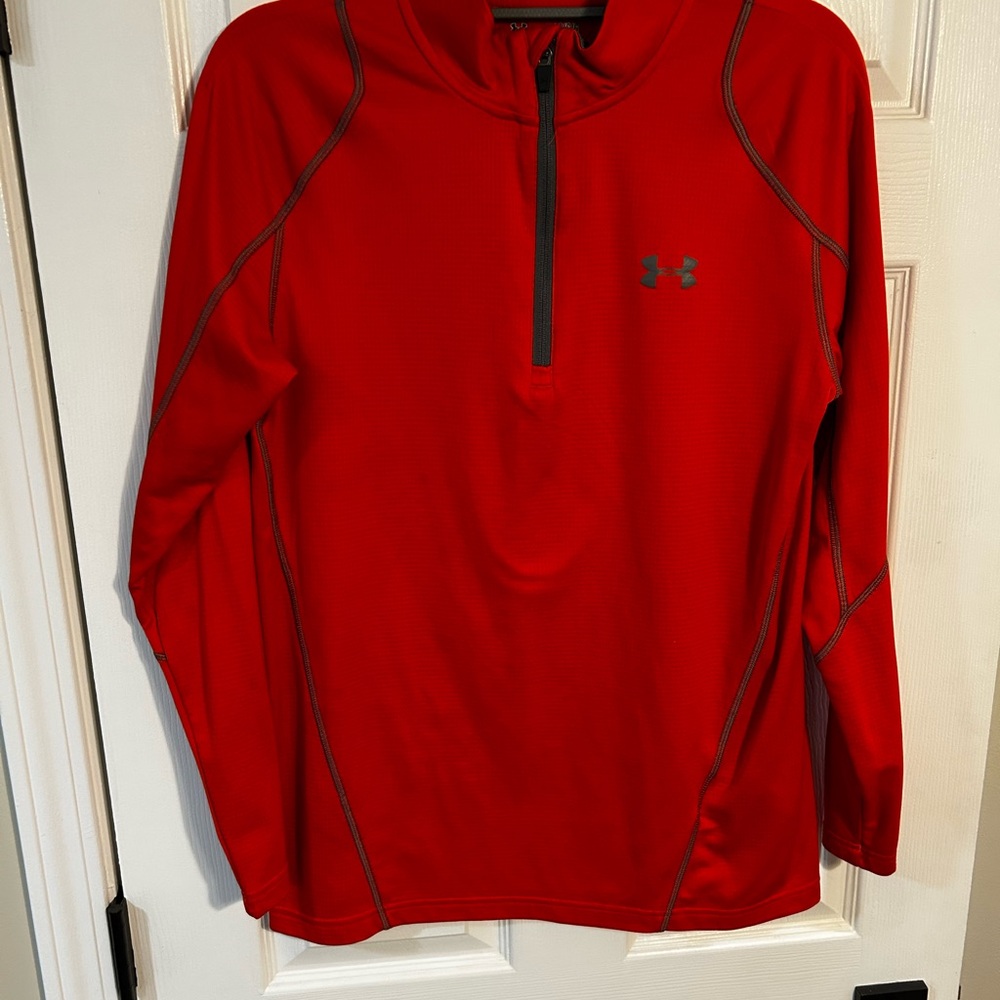 Under Armour Orange Quarter-Zip Pullover